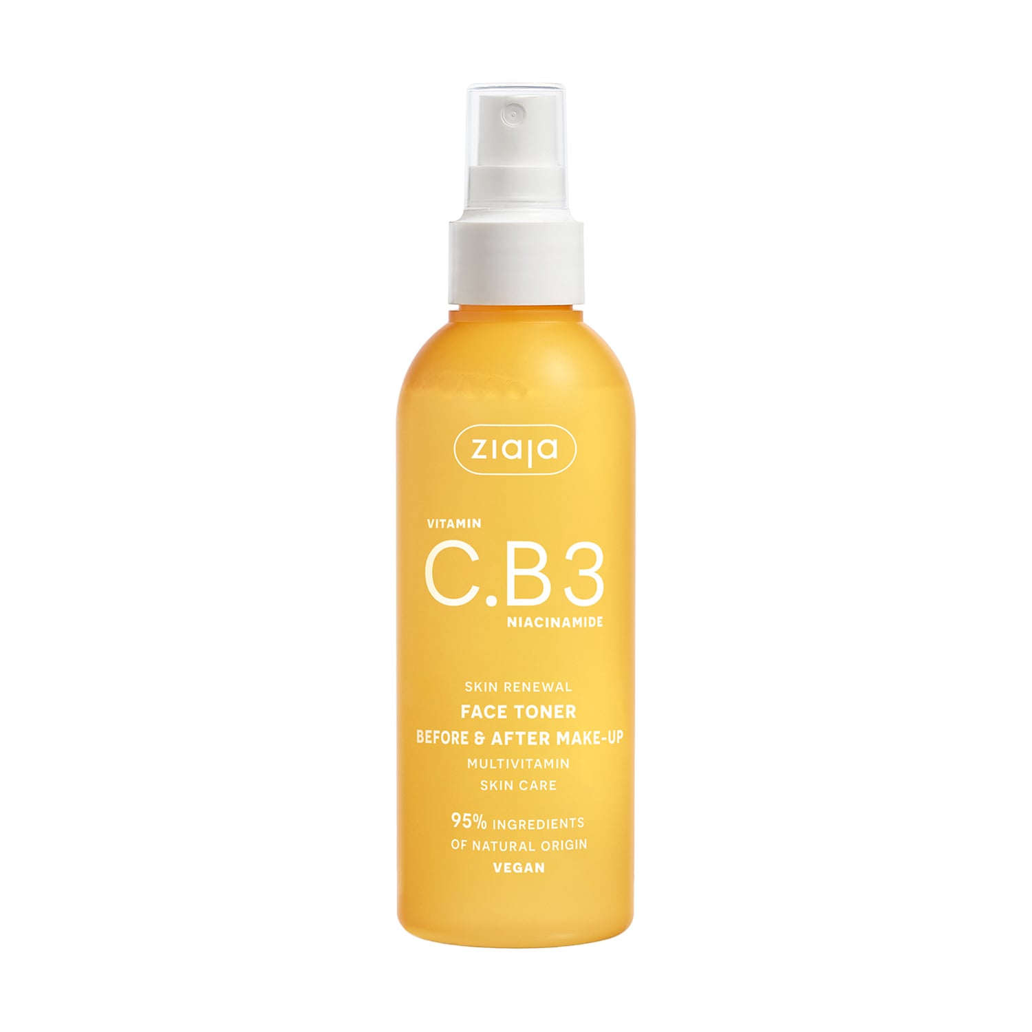 Зволожувальний тонік для обличчя Ziaja Vitamin C.B3 Niacinamide, 190 мл